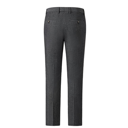 Bllmen Grey 3 Pieces Mens Suit Notch Lapel Tuxedos ST008