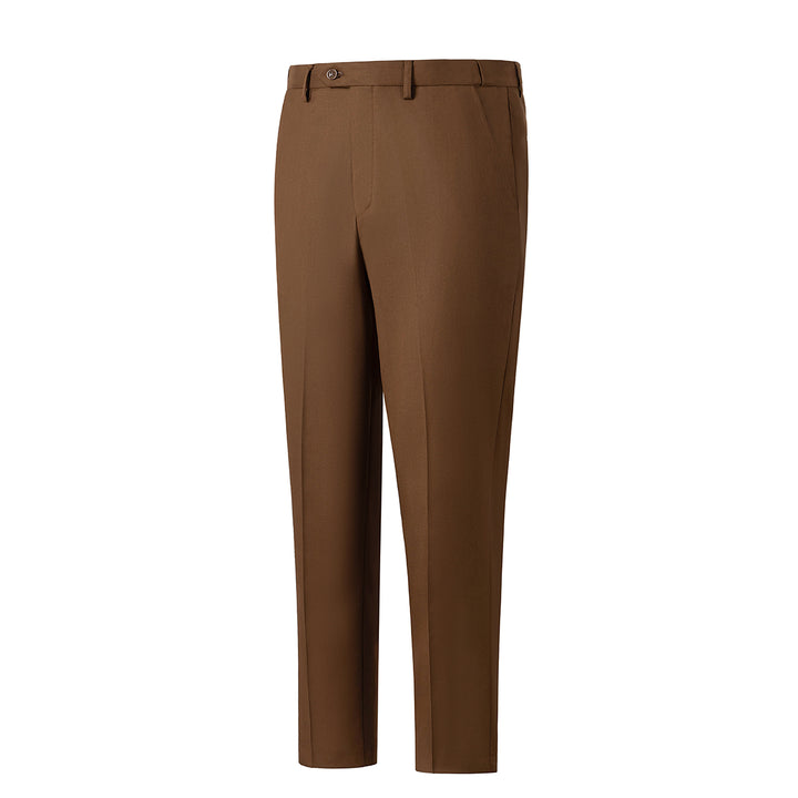 Bllmen Brown 3 Pieces Mens Suit Notch Lapel Tuxedos ST006