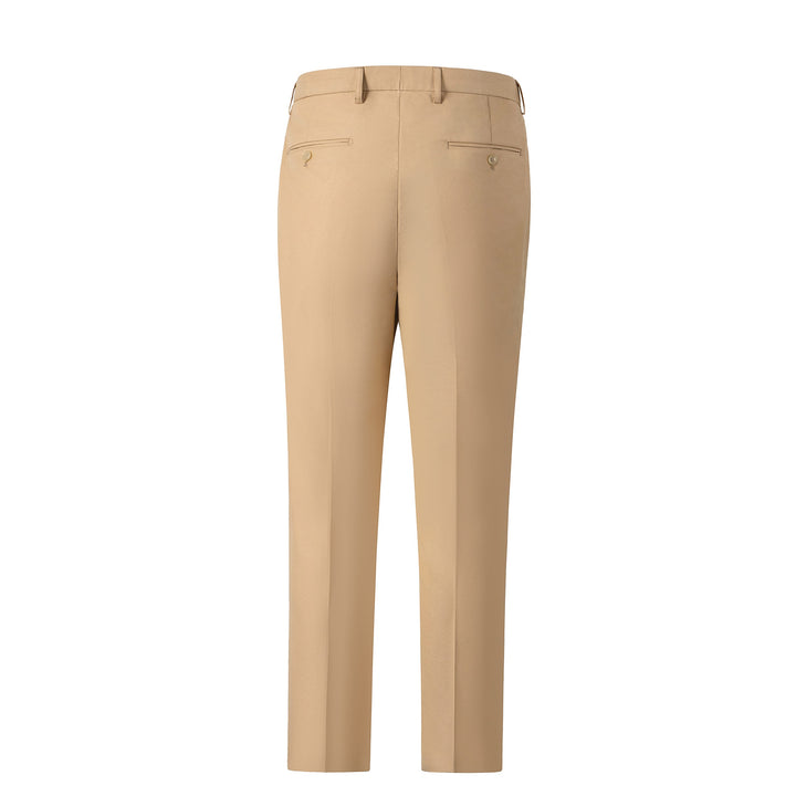 Bllmen Champagne 2 Pieces Solid Peak Lapel Men's Suit ST002