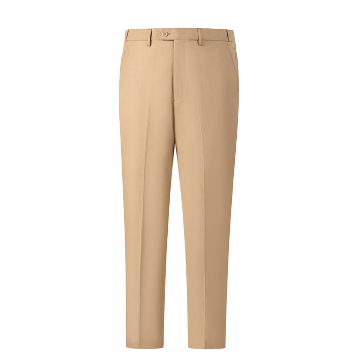 Bllmen Champagne 2 Pieces Solid Peak Lapel Men's Suit ST002