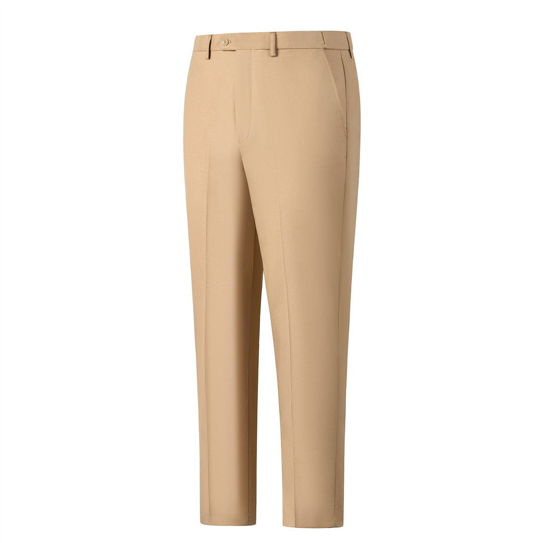 Bllmen Champagne 2 Pieces Solid Peak Lapel Men's Suit ST002