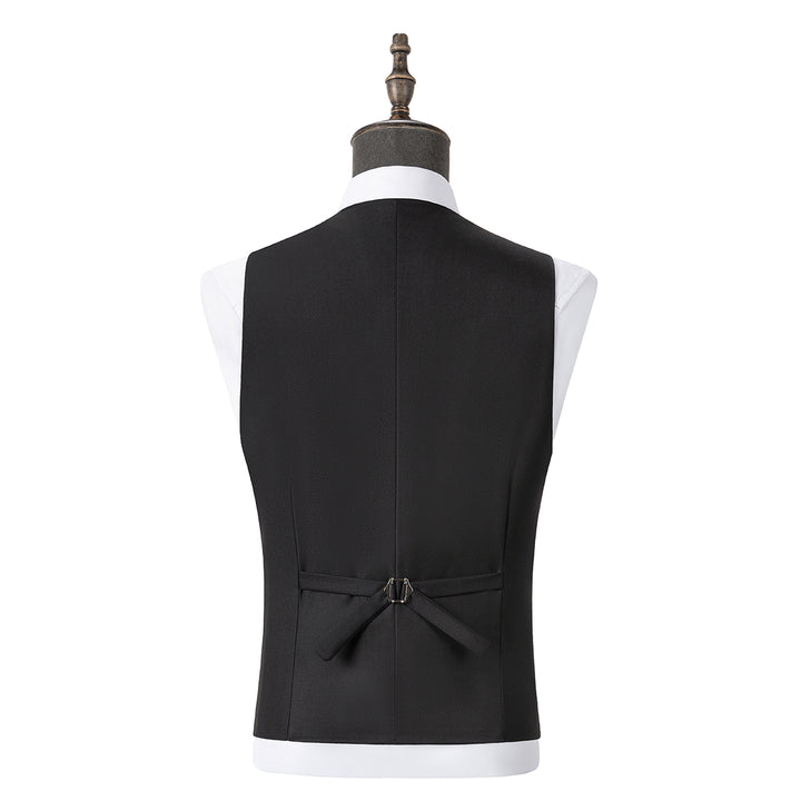 Bllmen Black 3 Pieces Mens Suit Shawl Lapel Tuxedos ST004