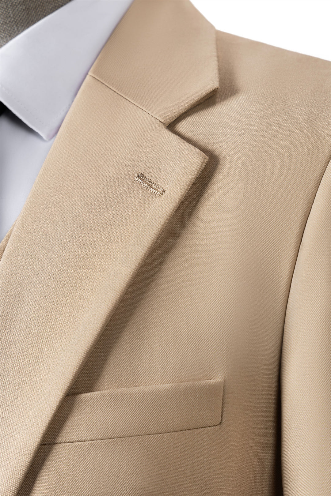 Bllmen Champagne 3 Pieces Mens Suit Notch Lapel Tuxedos ST003