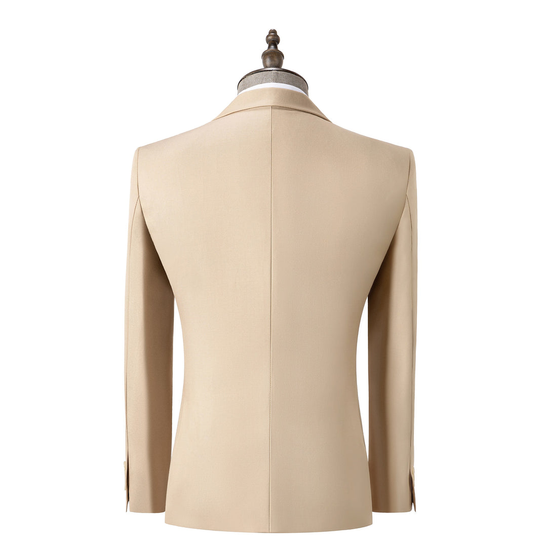 Bllmen Champagne 3 Pieces Mens Suit Notch Lapel Tuxedos ST003