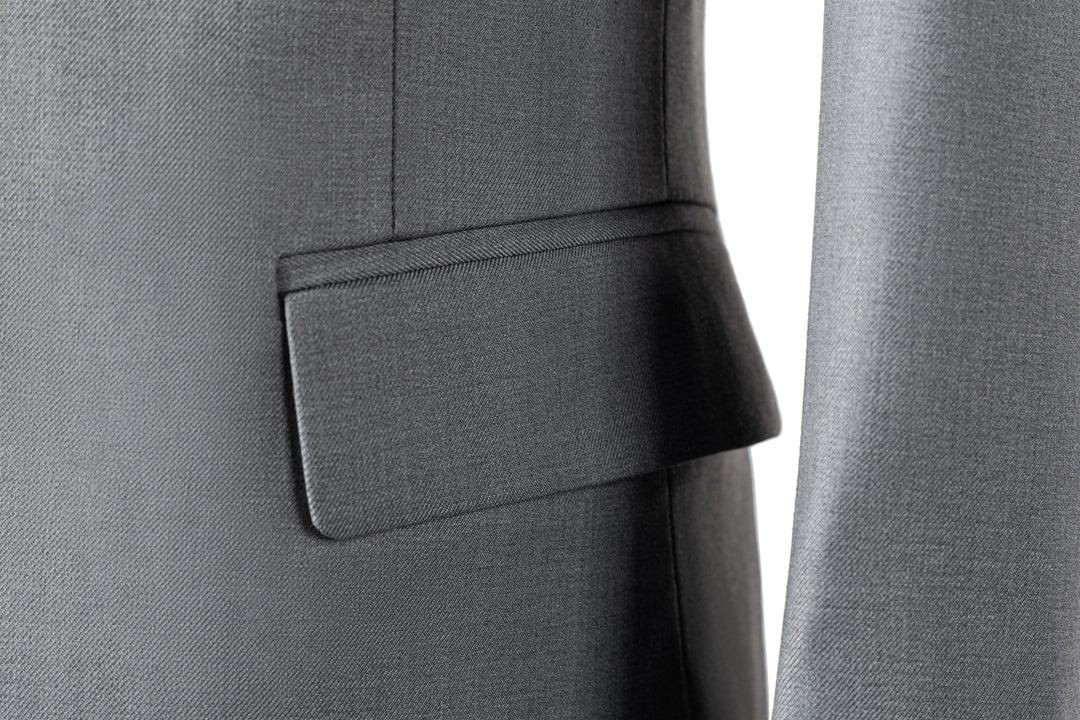 Bllmen Silver 3 Pieces Mens Suit Notch Lapel Tuxedos ST003