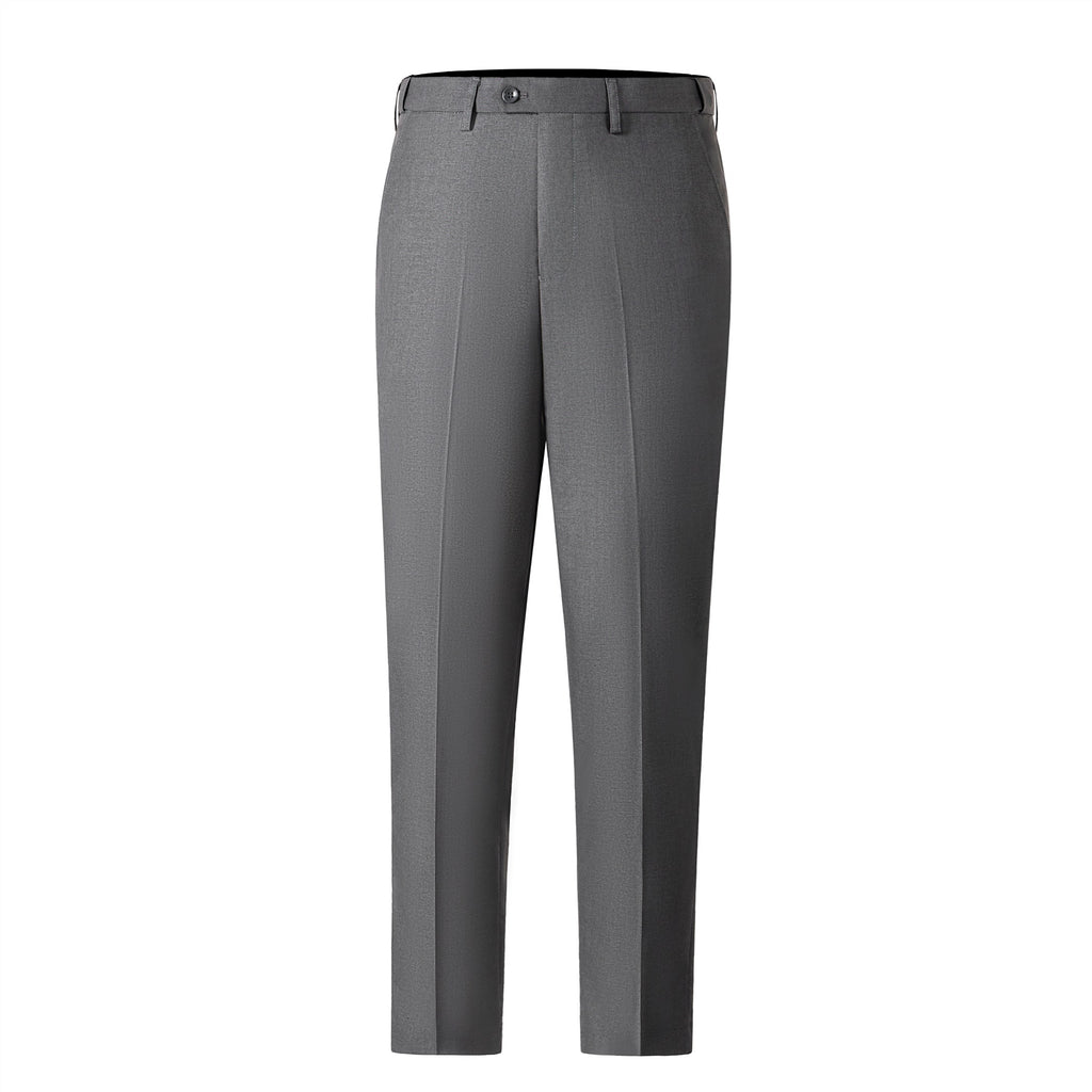 Bllmen Grey 2 Pieces Solid Peak Lapel Men's Suit ST002
