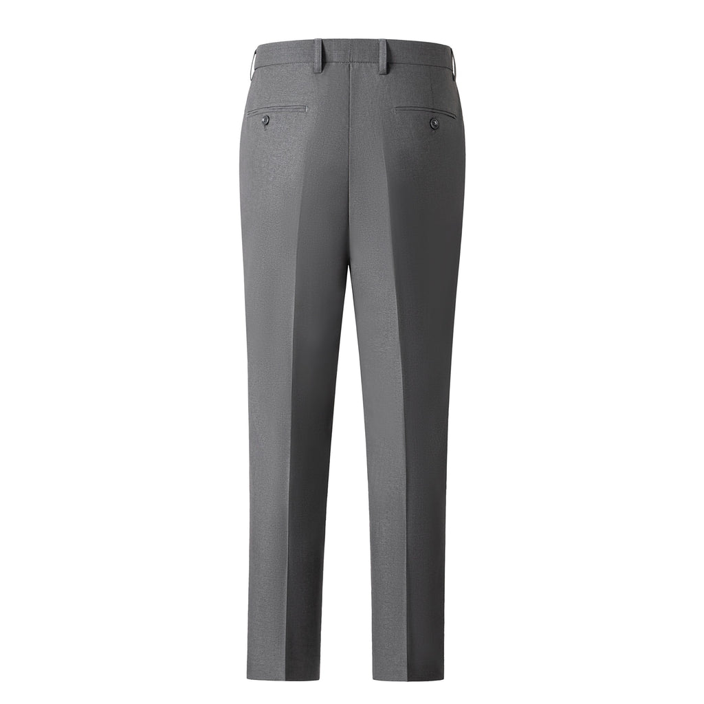 Bllmen Grey 2 Pieces Solid Peak Lapel Men's Suit ST002