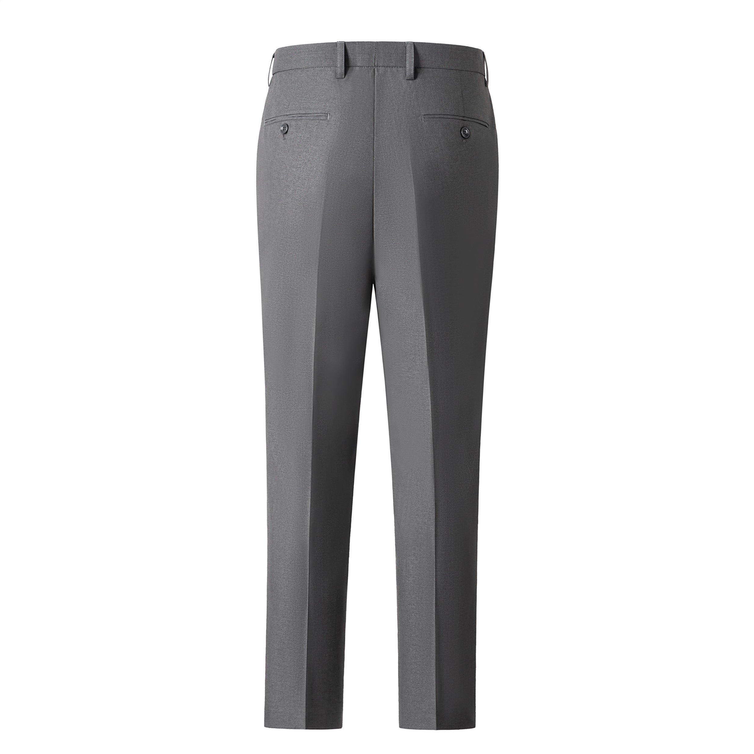 Bllmen Grey 2 Pieces Solid Peak Lapel Men's Suit ST002
