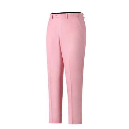 Bllmen Pink 2 Pieces Mens Suit Notch Lapel Tuxedos ST014