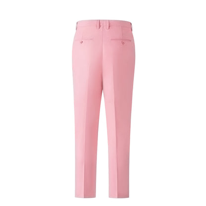 Bllmen Pink 2 Pieces Mens Suit Notch Lapel Tuxedos ST014