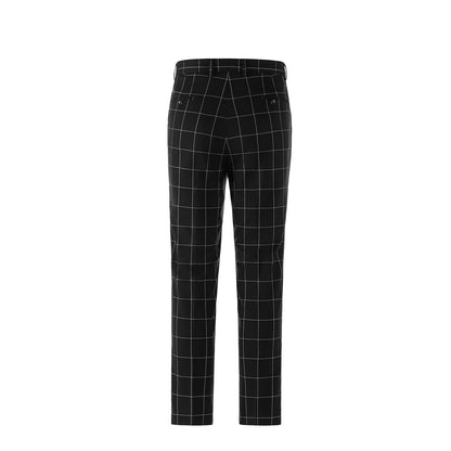 Bllmen Black 3 Pieces Mens Suit Peak Lapel Tuxedos ST017