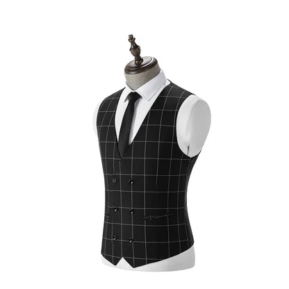 Bllmen Black 3 Pieces Mens Suit Peak Lapel Tuxedos ST017