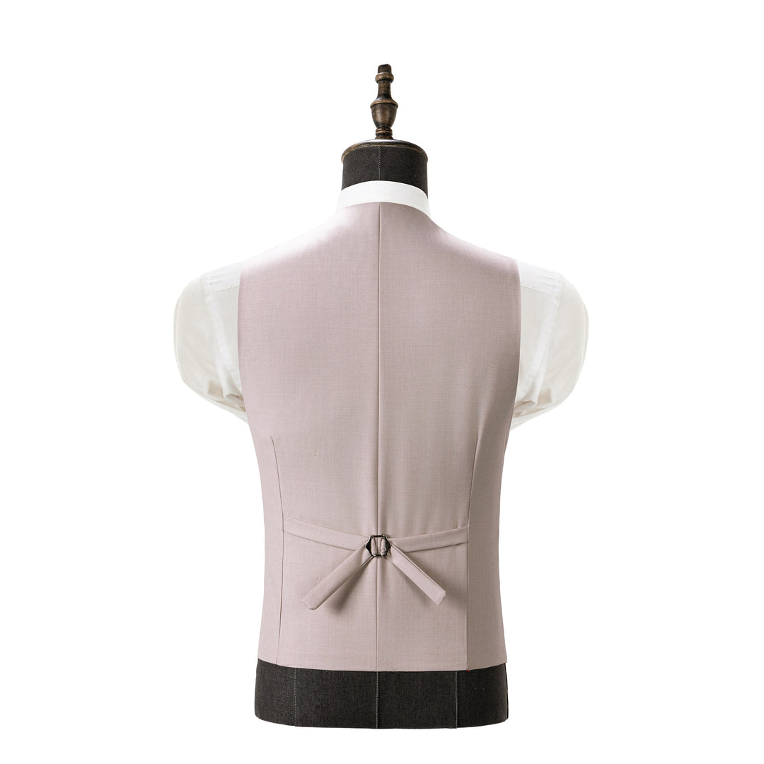 Bllmen Beige 3 Pieces Mens Suit Notch Lapel Tuxedos ST011