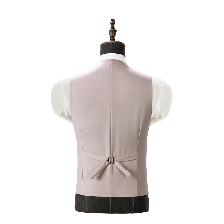 Bllmen Beige 3 Pieces Mens Suit Notch Lapel Tuxedos ST011