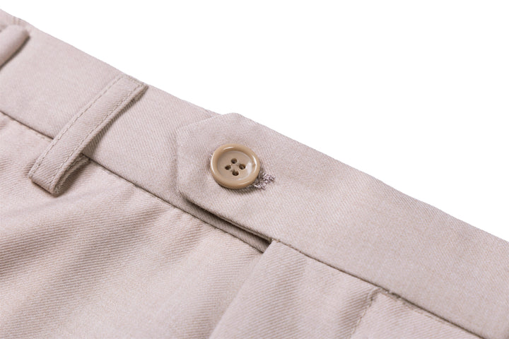 Bllmen Beige 3 Pieces Mens Suit Notch Lapel Tuxedos ST011