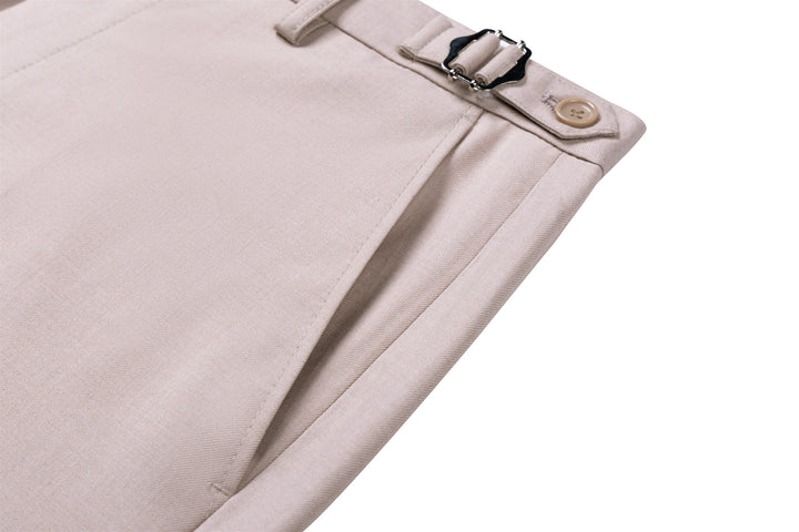 Bllmen Beige 3 Pieces Mens Suit Notch Lapel Tuxedos ST011