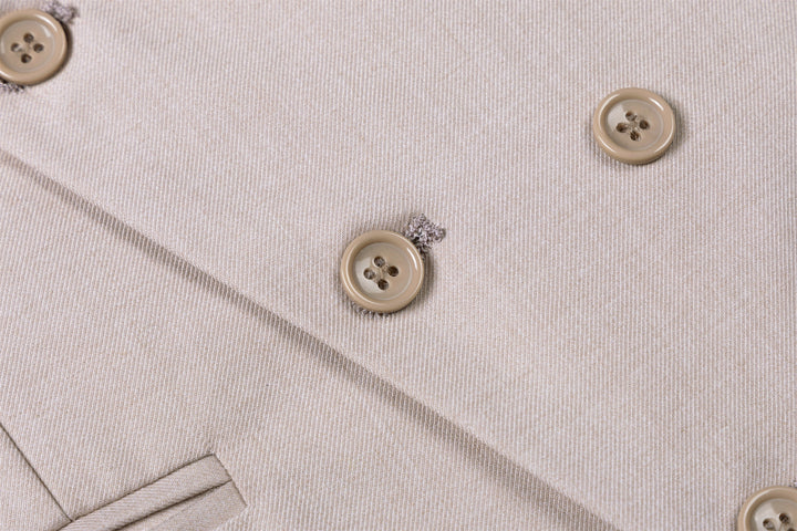 Bllmen Beige 3 Pieces Mens Suit Notch Lapel Tuxedos ST011