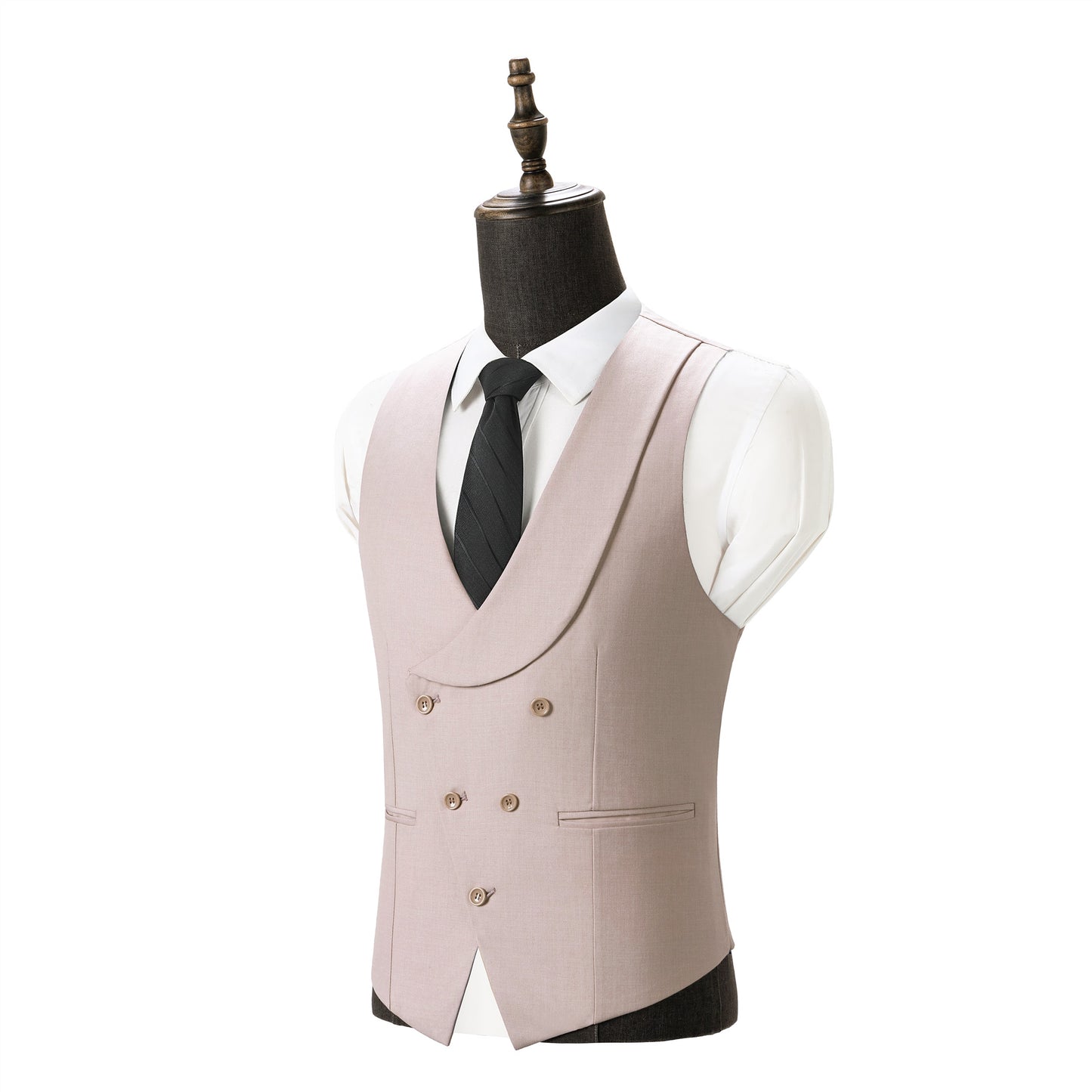 Bllmen Beige 3 Pieces Mens Suit Notch Lapel Tuxedos ST011